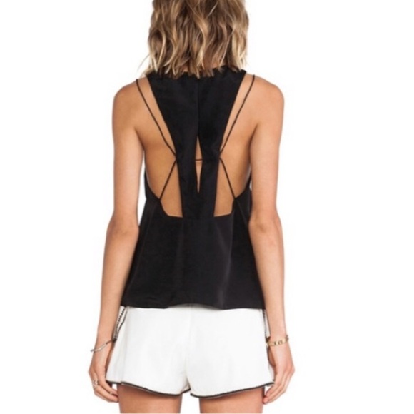 KEEPSAKE the Label Dresses & Skirts - Cutout Black Sleeveless top geometric